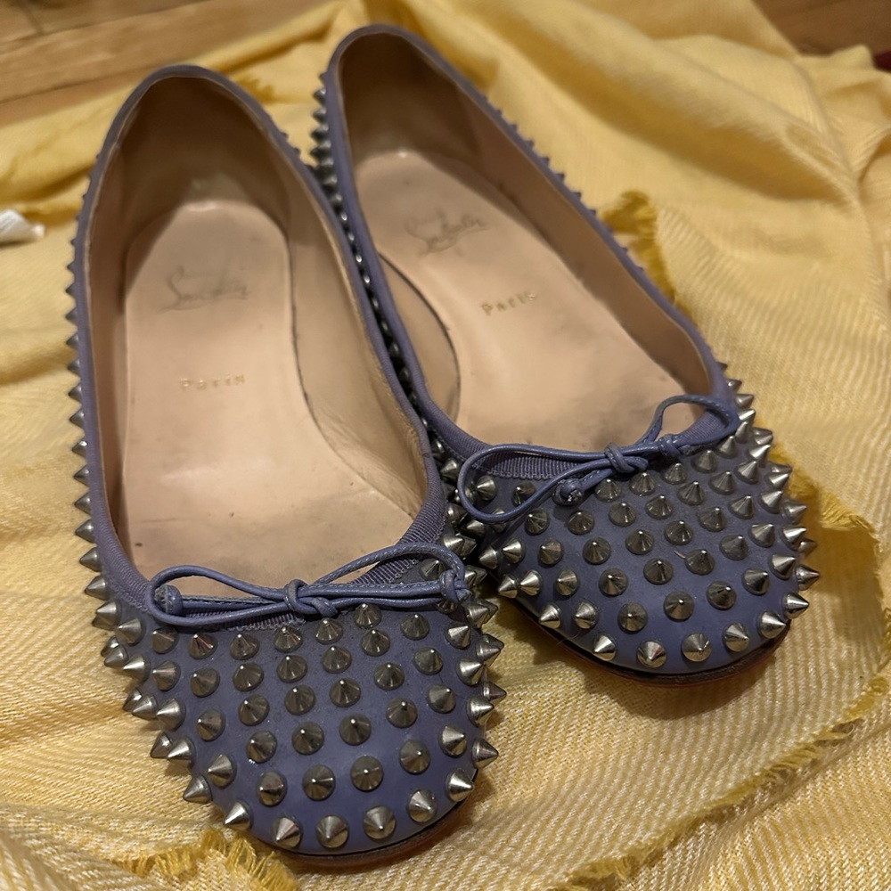 Christian Louboutin pigalle spike flats